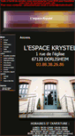 Mobile Screenshot of lespacekrystel.com